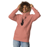 Ladies Kananaskis Geometric Stag Hoodie