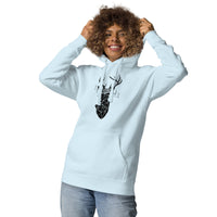 Ladies Kananaskis Geometric Stag Hoodie